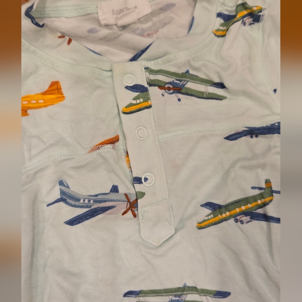 Baby One Piece Airplane Romper - Picture 3 of 4
